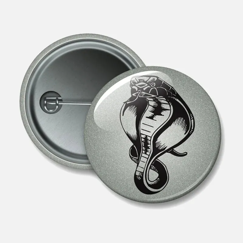 Reflexní odznak Kobra 44 mm – výroba v ČR.