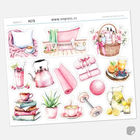 Samolepky zdravý životní styl