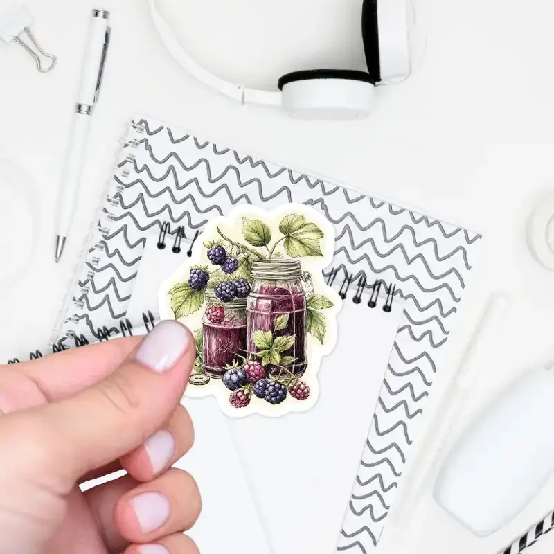 Samolepka ostružinová marmeláda.