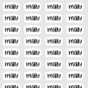 Textové samolepky do diáře - malý nápis MAILY.