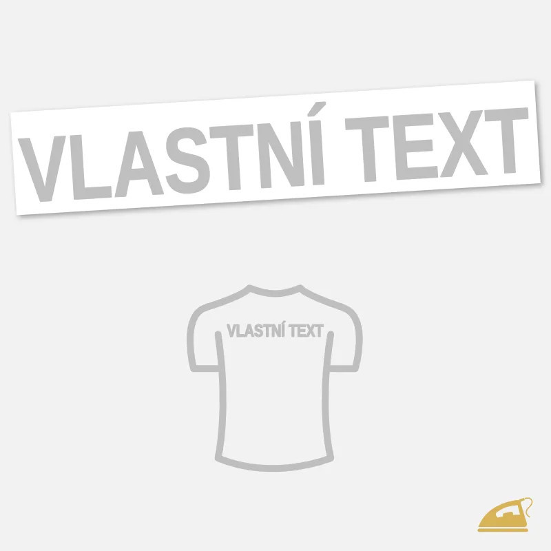 Vyrobíme nažehlovací reflexní nápis na přání.