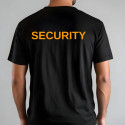 Nažehlovačka na záda - SECURITY - neon oranžová.