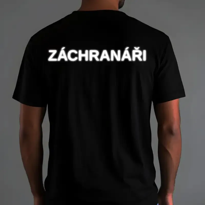 Reflexní nažehlovačka na záda - ZÁCHRANÁŘI.