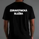 Relexní nažehlovací nápis na záda oděvu - ZDRAVOTNICKÁ SLUŽBA.