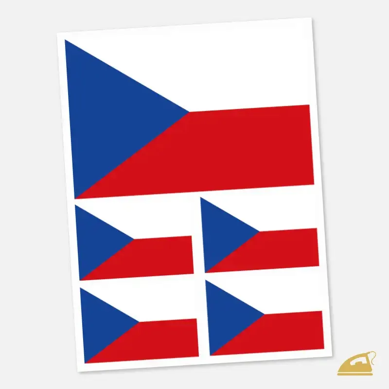 Nažehlovací potisk česká státní vlaka k domácímu nažehlení.