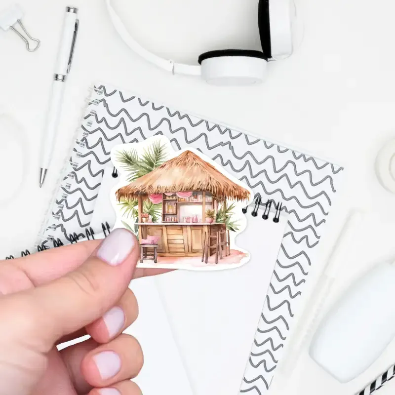 Samolepka plážový bar.