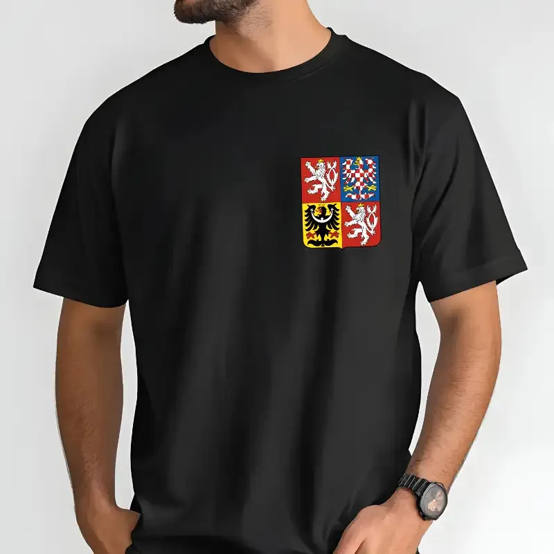 Nažehlovací potisk k domácímu nažehlení - velký český státní znak, 4 ks.