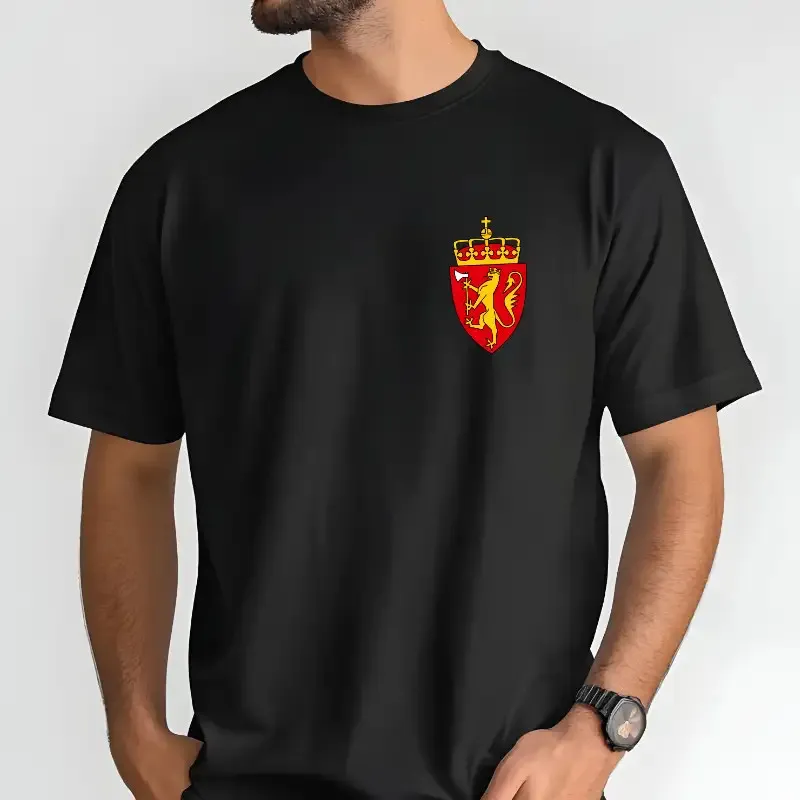 DTF nažehlovačka na textil - norský státní znak. Snadné nažehlení, dlouhá životnost.