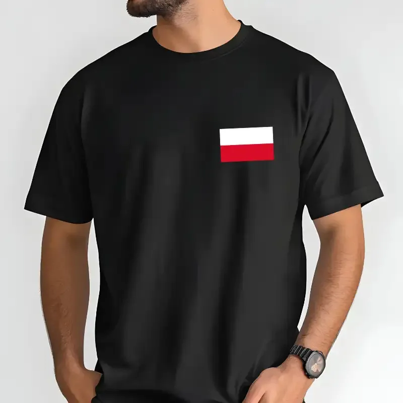 Polská vlajka - nažehlovačky na oděvy k domácímu nažehlení.