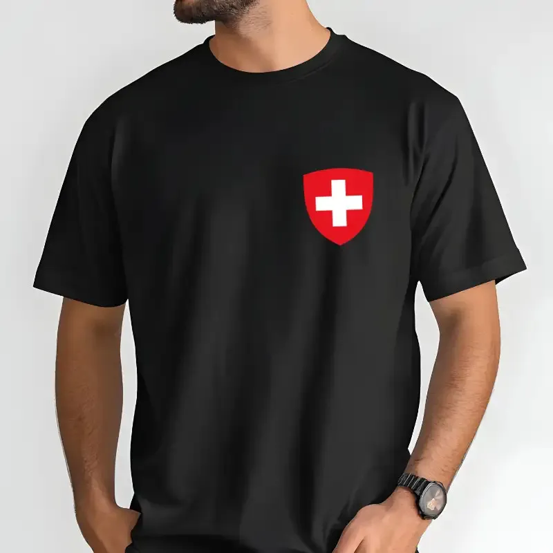 Švýcarský znak - kvalitní DTF nažehlovačka k domácímu nažehlení.