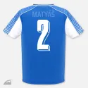 Bílé nažehlovací číslo na dres - 2, nažehlení žehličkou.