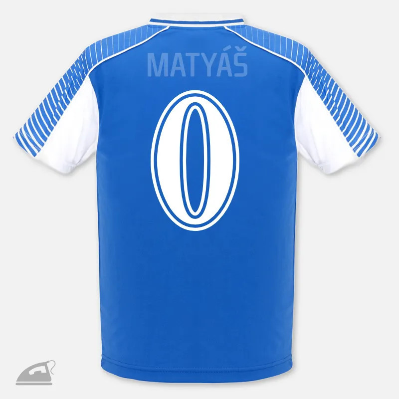 Nažehlovací číslo na potisk sportovního dresu.