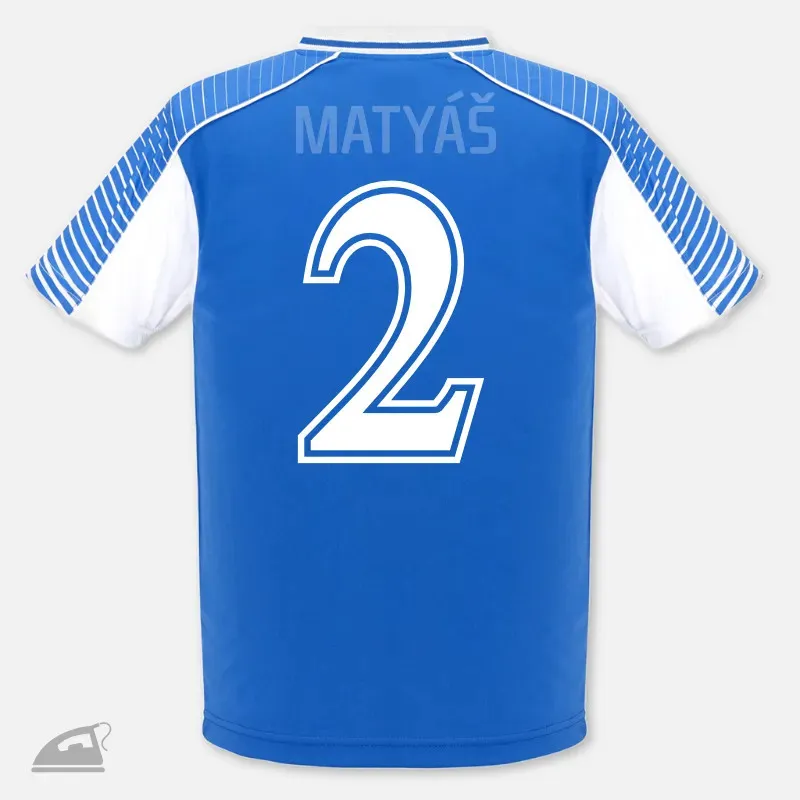 Nažehlovací číslo na potisk sportovního dresu.