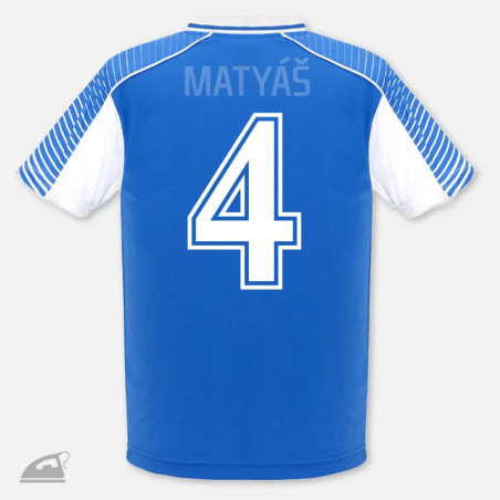 Nažehlovací číslo na potisk sportovního dresu.