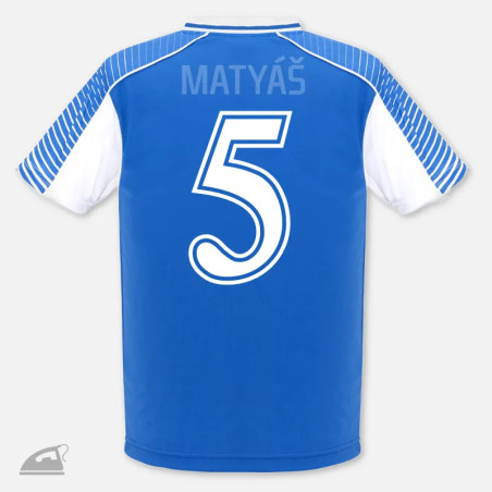 Nažehlovací číslo na potisk sportovního dresu.
