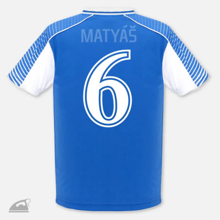 Nažehlovací číslo na potisk sportovního dresu.