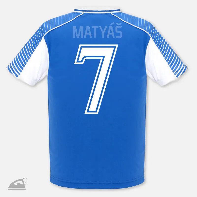 Nažehlovací číslo na potisk sportovního dresu.