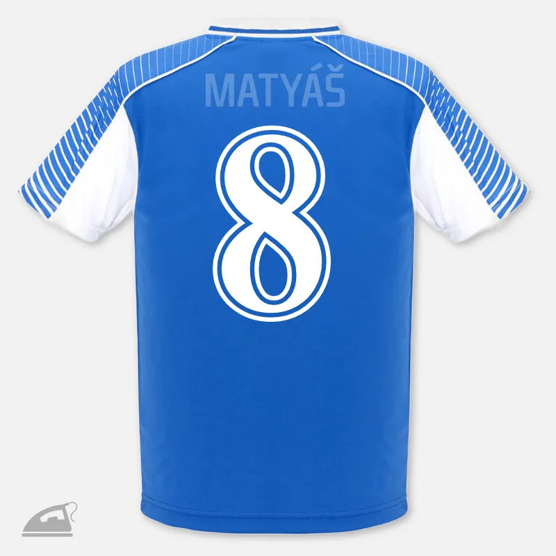 Nažehlovací číslo na potisk sportovního dresu.