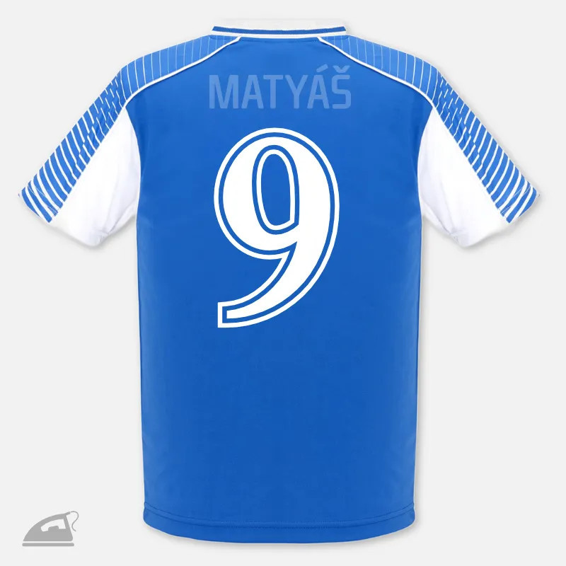 Nažehlovací číslo na potisk sportovního dresu.