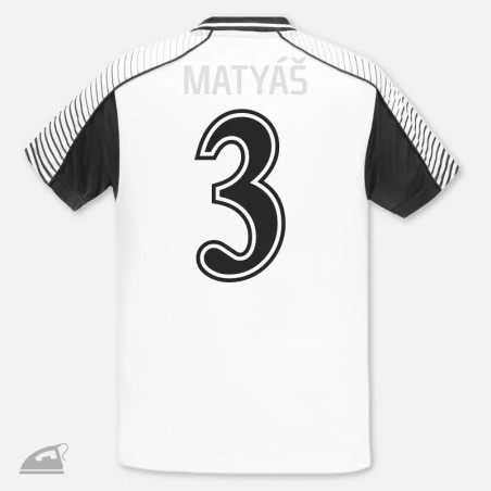 Nažehlovací číslo na potisk sportovního dresu.