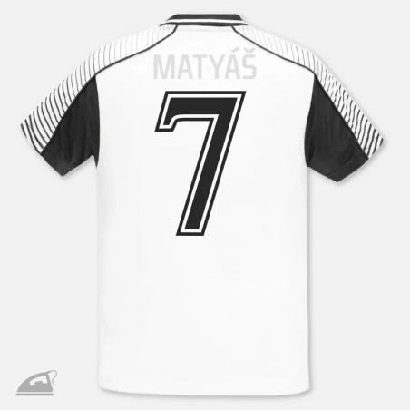 Nažehlovací číslo na potisk sportovního dresu.