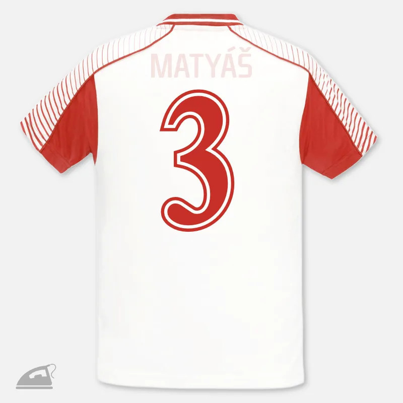 Nažehlovací číslo na potisk sportovního dresu.