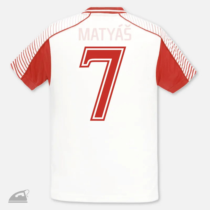 Nažehlovací číslo na potisk sportovního dresu.
