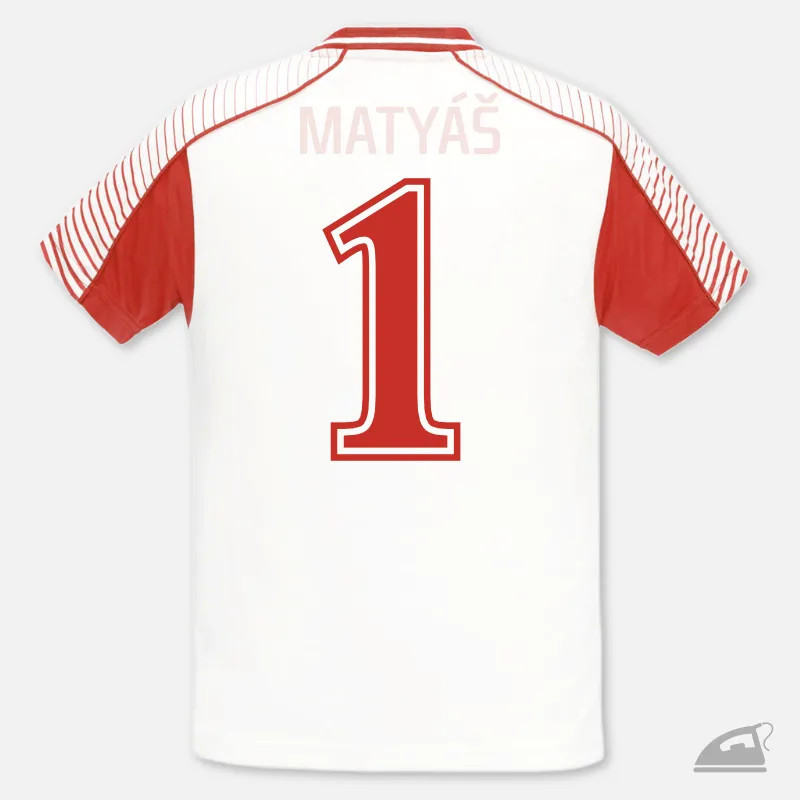 Nažehlovací číslo na potisk sportovního dresu.