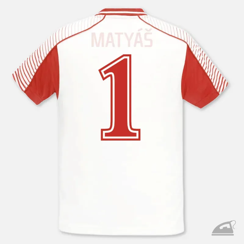 Nažehlovací číslo na potisk sportovního dresu.