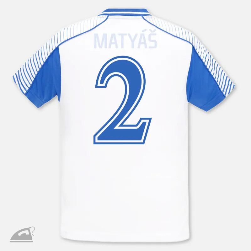 Nažehlovací číslo na potisk sportovního dresu.