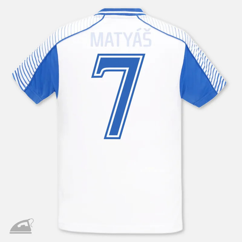 Nažehlovací číslo na potisk sportovního dresu.