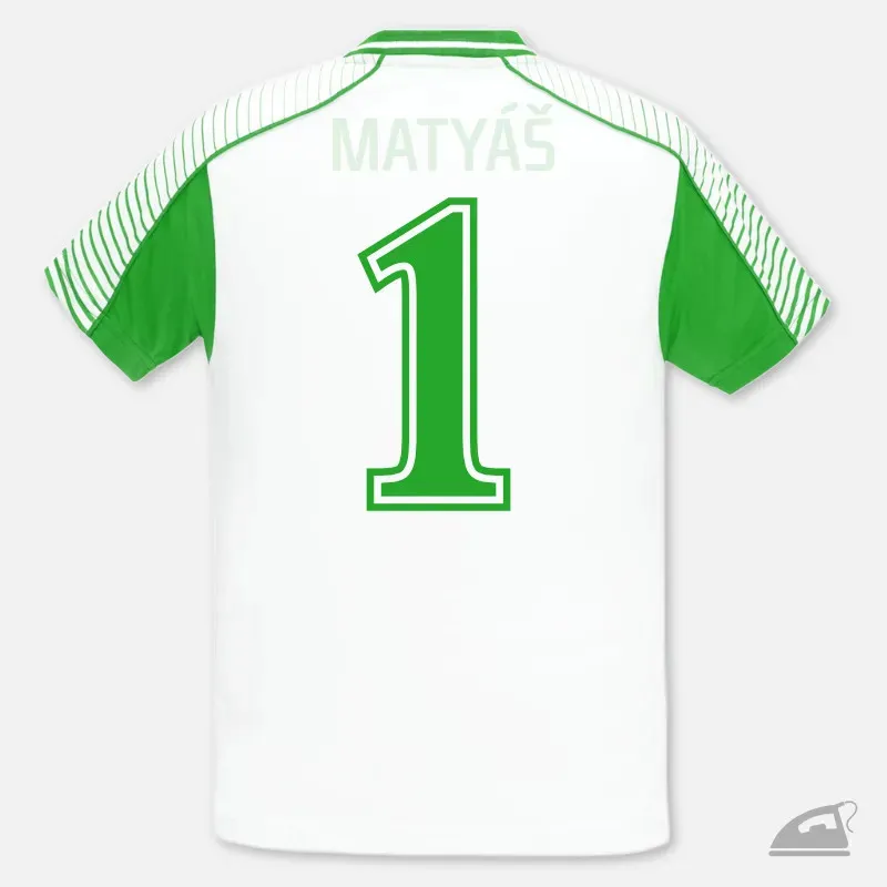 Nažehlovací číslo na potisk sportovního dresu.