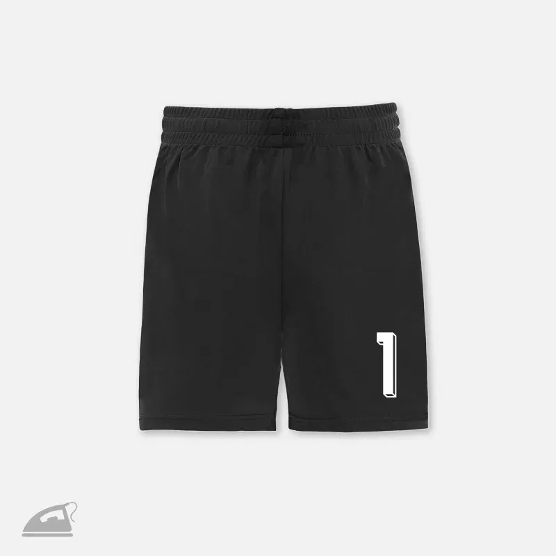 Bílá nažehlovací číslice 1 k domácímu nažehlení žehličkou na dres nebo trenýrky.