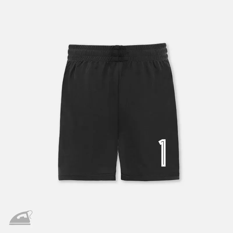 Bílá nažehlovací číslice 1 k domácímu potisku dresu, trenýrek, žehličkou.