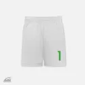 Zelené nažehlovací číslo 1 na fotbalový sportovní dres nebo trenýrky.