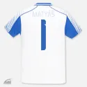 Nažehlovací číslo 1 na dětský fotbalový sportovní dres - modré.