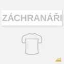 Reflexní potisk k nažehlení na záda - ZÁCHRANÁŘI.