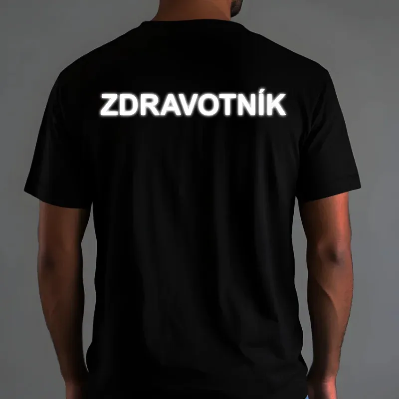 Velká reflexní nažehlovačka ZDRAVOTNÍK | Na záda