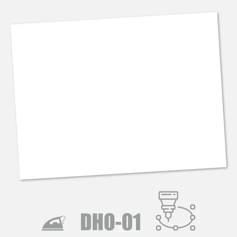 Nažehlovací folie na textil pro plotry DAE-HA One Flex metráž - bílá.