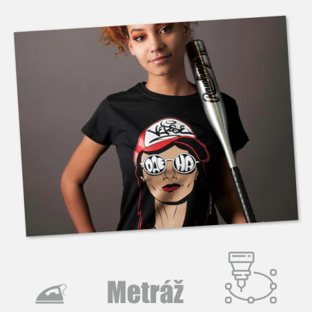 Jednobarevná hladká nažehlovací folie na textil DAE-HA One Flex.