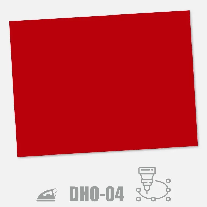 Nažehlovací folie na textil pro plotry DAE-HA One Flex metráž - červená.