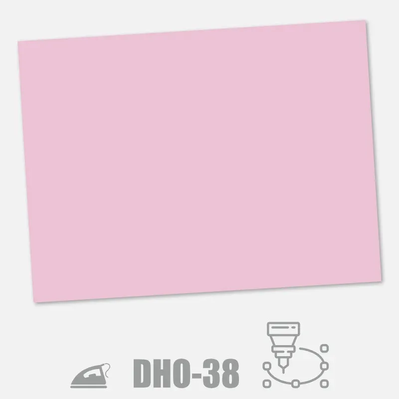 Nažehlovací folie na textil pro plotry DAE-HA One Flex metráž - světle růžová.