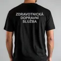 Reflexní potisk k nažehlení ZDRAVOTNICKÁ DOPRAVNÍ SLUŽBA.