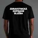 ZDRAVOTNICKÁ DOPRAVNÍ SLUŽBA - reflexní nápis na záda pro zdravotníky.