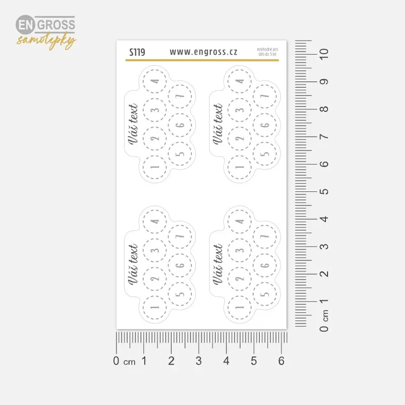 Týdenní trackery do diáře s textem návyku na přání.