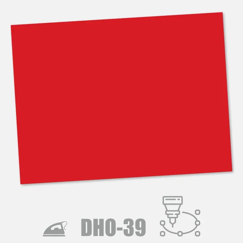 Nažehlovací folie na textil pro plotry DAE-HA One Flex metráž - signální červená.