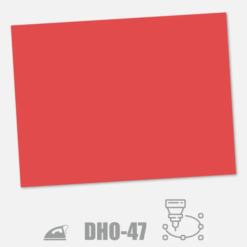 Nažehlovací folie na textil pro plotry DAE-HA One Flex metráž - korálová.