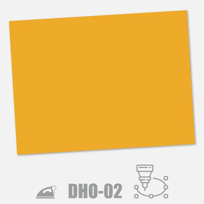 Nažehlovací folie na textil pro plotry DAE-HA One Flex metráž - teplá žlutá.