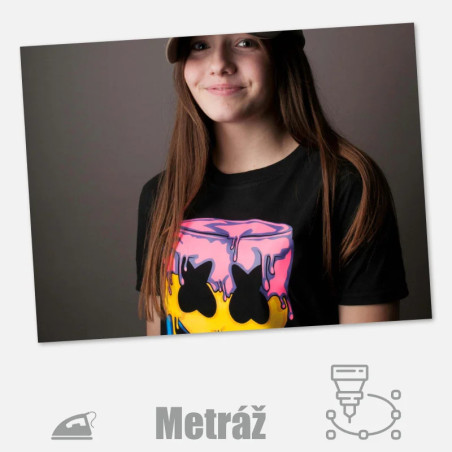 Neonová nažehlovací folie na textil DaeHa One Flex.