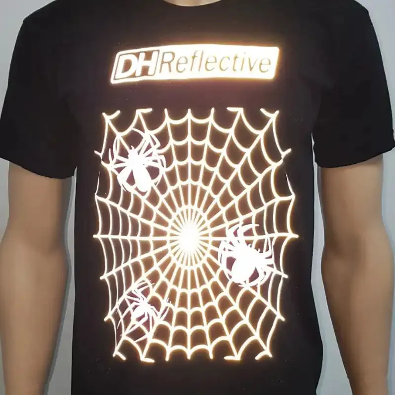 Reflexní nažehlovací folie na výrobu reflexního potisku na textil.